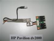 Шлейф с разъемами USB ноутбука HP Pavilion dv2000. УВЕЛИЧИТЬ